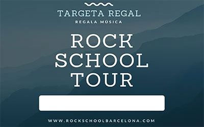 Targeta regal Rock School Barcelona