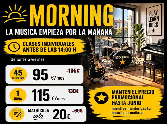 Matricula Ma&ntilde;anas Curso 2026/27