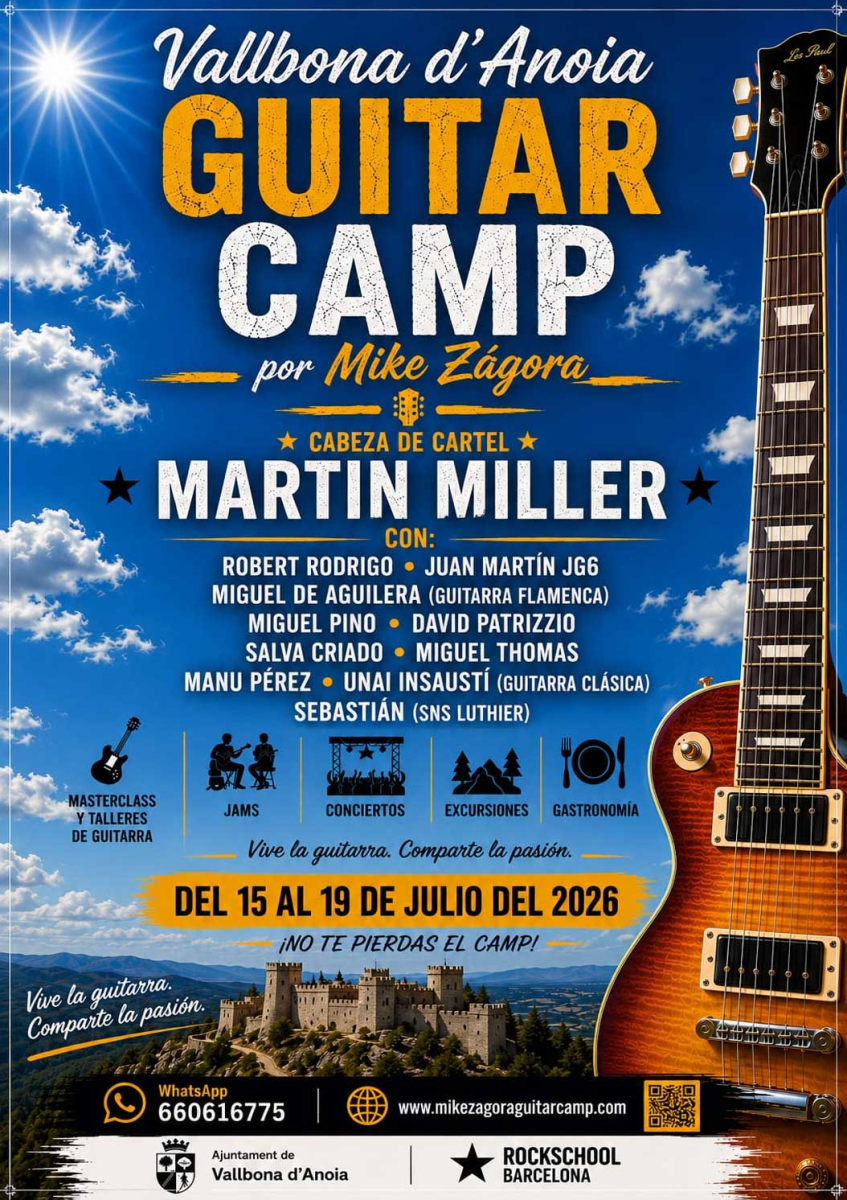 Guitar Camp by Mike Z&aacute;gora edici&oacute;n 2026