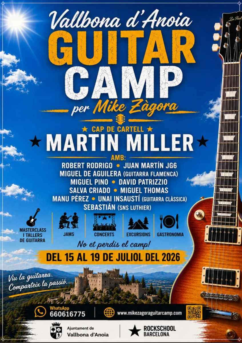 Guitar Camp by Mike Z&aacute;gora edici&oacute; 2026