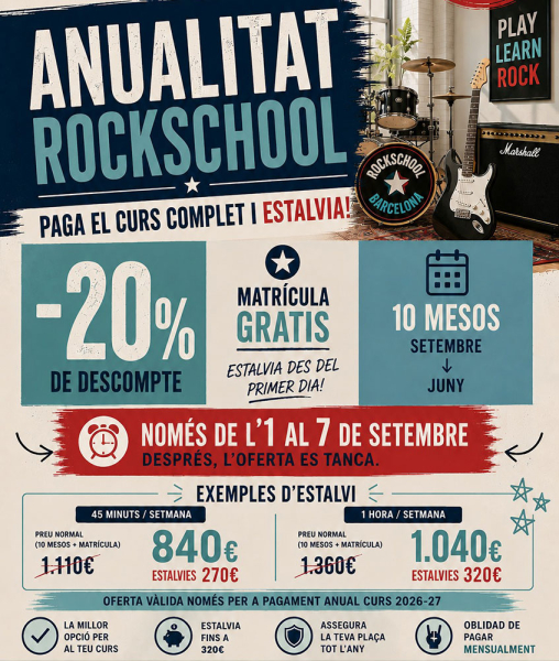 Matricula Curso 2026/27 